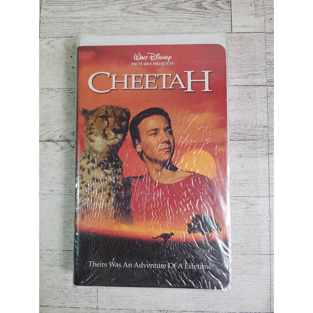 NEW Disney Cheetah VHS 2002 Adventure Kids Movie SEALED Africa Animals Clamshell